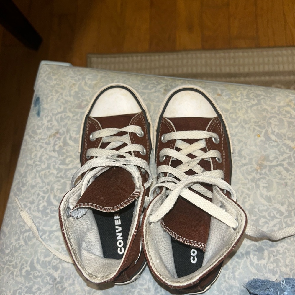Converse Kids Brown High-Top Sneakers